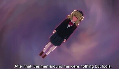 Experienced mature gigolo fucks busty schoolgirl in hentai porn