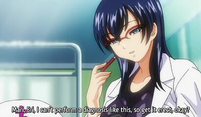 Maids watch two princesses having group anal sex