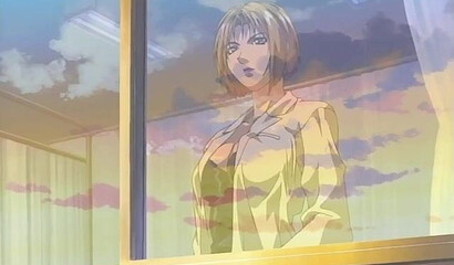 A demon teacher fucks one of her students with a futanari cock in a hentai cartoon