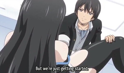 Bloody virginity deprivation of a young schoolgirl from a hentai cartoon