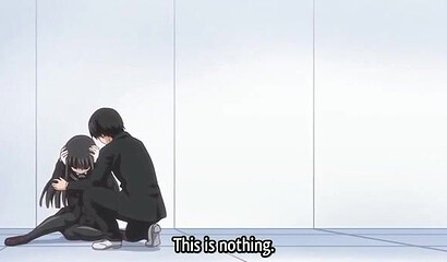 Bloody virginity deprivation of a young schoolgirl from a hentai cartoon