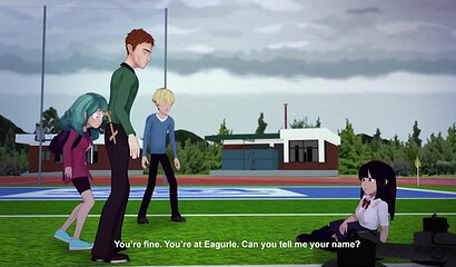 Final battle with sexy teen succubus Meru in XXX cartoon