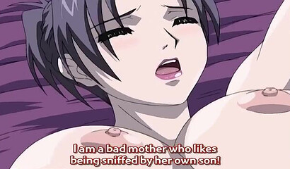 Teenager fucks his favorite aunt in colorful hentai porn cartoon