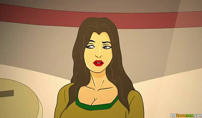 Bollywood rests! Anime sex with busty Indian milf Savita Bhabhi