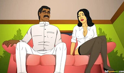 Bollywood rests! Anime sex with busty Indian milf Savita Bhabhi