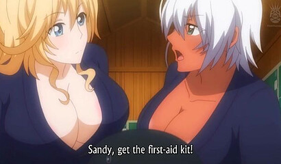 Hentai girls #44 and #49 fuck the lucky harem owner