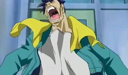 Mature man in hentai cartoon fucks a young schoolgirl in the restroom