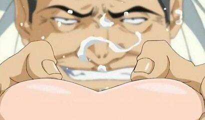 Mature man in hentai cartoon fucks a young schoolgirl in the restroom