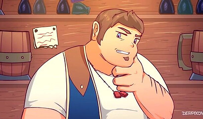 Heroes of the Darkest Dungeon computer game got into a gang-bang with monsters