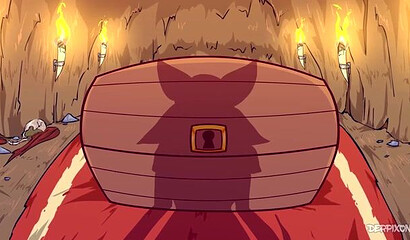 Heroes of the Darkest Dungeon computer game got into a gang-bang with monsters