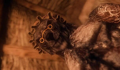 Evil gray wolf in 3D porn parody brutally rapes Red Riding Hood