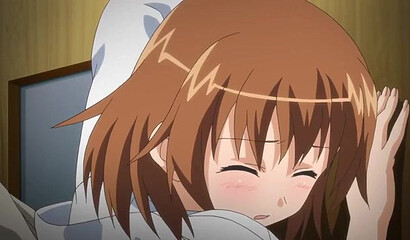 Angry dad from hentai cartoon caught his daughter masturbating and punished her with sex