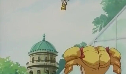 A crowd of ugly monsters fucks a sexy warrior girl in all her holes