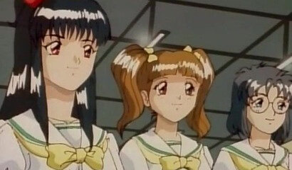 A crowd of ugly monsters fucks a sexy warrior girl in all her holes