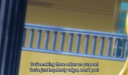 Excited princess with big tits made the butler fuck her