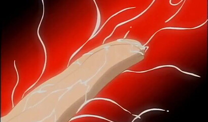 Masked gangsters finger-fuck the holes of a busty hentai teacher