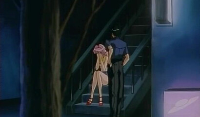 The hentai cabaret singer is a cheap hooker for a crowd of men