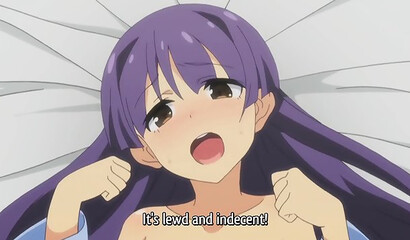 A nimble guy took the virginity of two cute hentai girlfriends