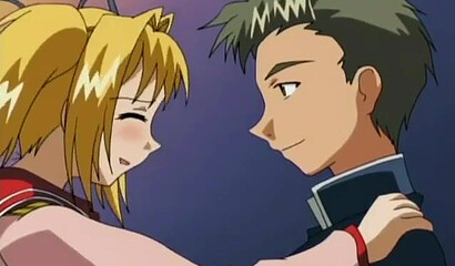 Busty hentai schoolgirl pays off her debts by having anal sex