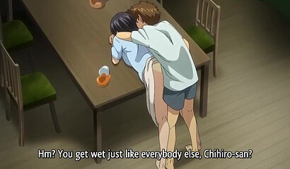 Pushy guy engages in incest with stepmom in hentai porn cartoon