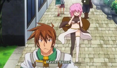 Public sex in the park with obedient slave from hentai porn cartoon