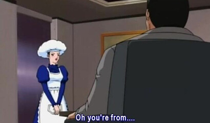 Teenage boy jerks cock watching his father fuck a beautiful maid