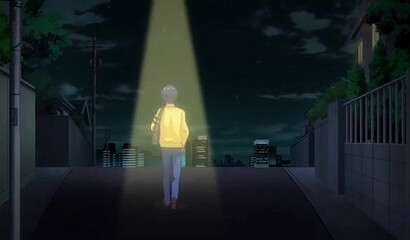 Muscular handsome guy fucked a busty hentai schoolgirl in class