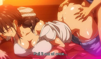 Succubus fucks Takashi's boyfriend in the guise of his mother in an anime cartoon