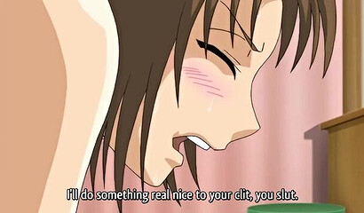 Young wife anally cheats on gullible husband in hentai porn cartoon