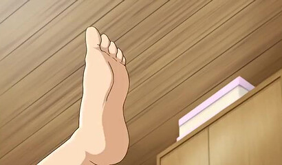 Young wife anally cheats on gullible husband in hentai porn cartoon