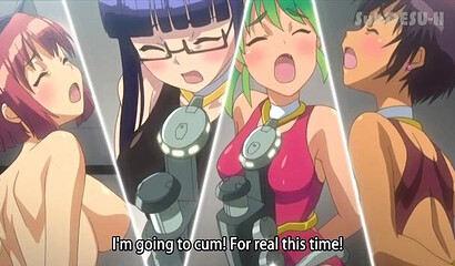 Hentai hotties with futanari dicks have a hardcore sex orgy