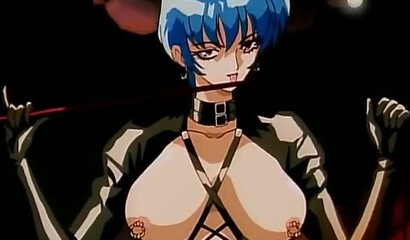 BDSM games in the dungeon: sexual test of an obedient hentai slave girl