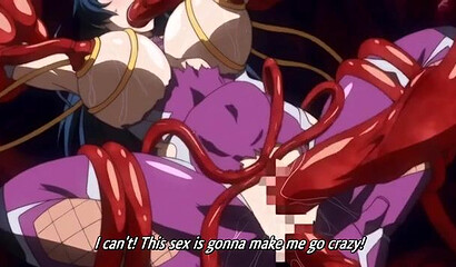 Warrior girls with futanari dicks get fucked in anime porn cartoon