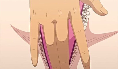 Mother-in-law and son-in-law from hentai porn cartoon have secret sex