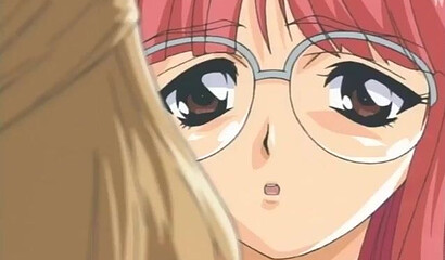 Blackmailer fucks naive hentai schoolgirl with beautiful breasts in back room