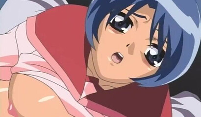 Blackmailer fucks naive hentai schoolgirl with beautiful breasts in back room