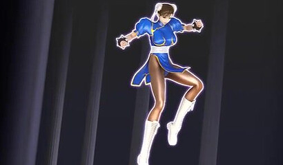 Asian warrior Chun Li from the game Street Fighter is tied up and fucked hard