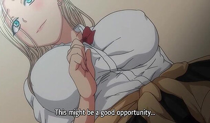 New hentai school student fucks mature potbellied principal