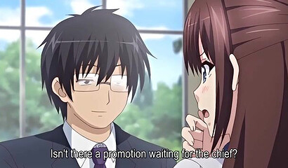 Married hentai secretary Jurina gets fucked at work by her boss