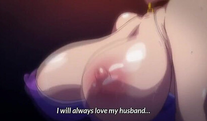 Sexy wife fucks her husband's boss in hentai cartoon