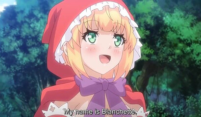 Huge gray wolf fucked Little Red Riding Hood and ate her in XXX cartoon parody