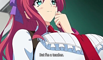 Young hentai teacher sucks cock and fucks her favorite student