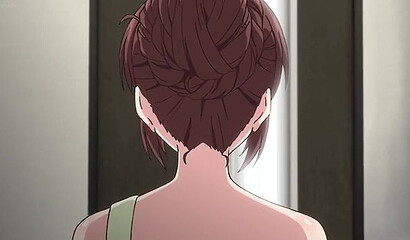 Big brother blackmails and roughly fucks lesbian sister in hentai cartoon