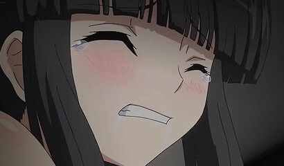 Ugly stepbrother fucks little sister against her will in anime cartoon