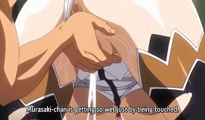 Intoxicated ninja girls from hentai cartoon participate in a sex orgy