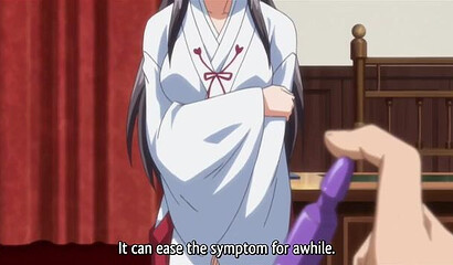 Sweet couple fucks in all the festivities in anime porn