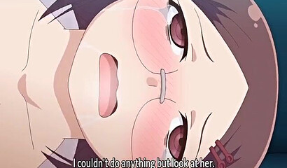 Masked sex maniac fucks schoolgirl from hentai cartoon on train