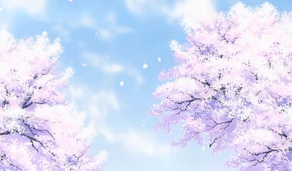 Romantic couple has sex for the first time in a colorful anime cartoon