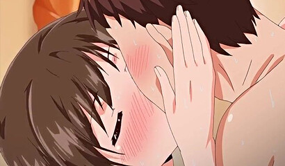 Young high school students watch hentai porn and have sex for the first time