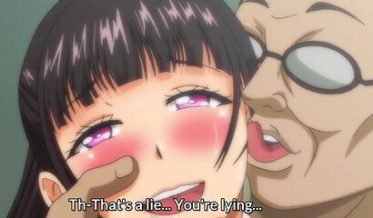 Fat bastard gave a sexy brunette an enema before anal in the bathroom